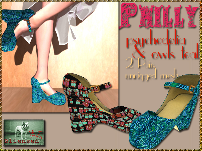 Bliensen + MaiTai - Philly - Shoes - Psychedelia & Owls Teal