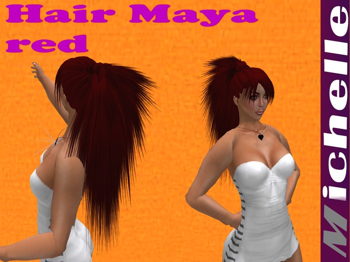 MMShop: Hair Maya red