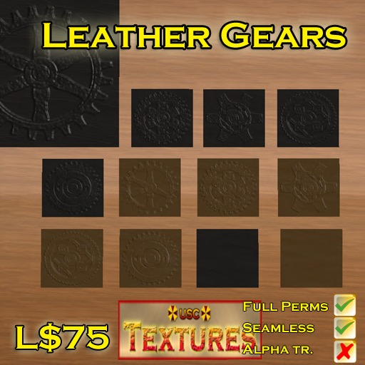 USC Textures - Leather Gears 