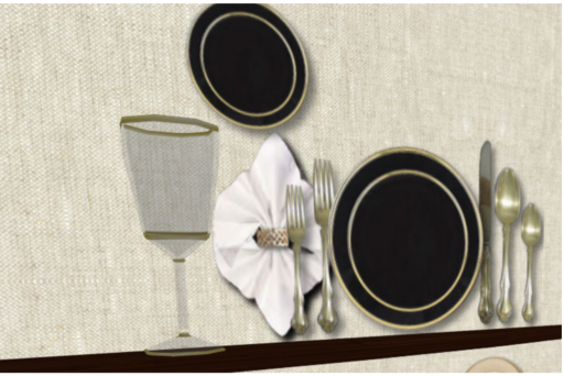 Stemware- All Occasion Simple Gold Bands