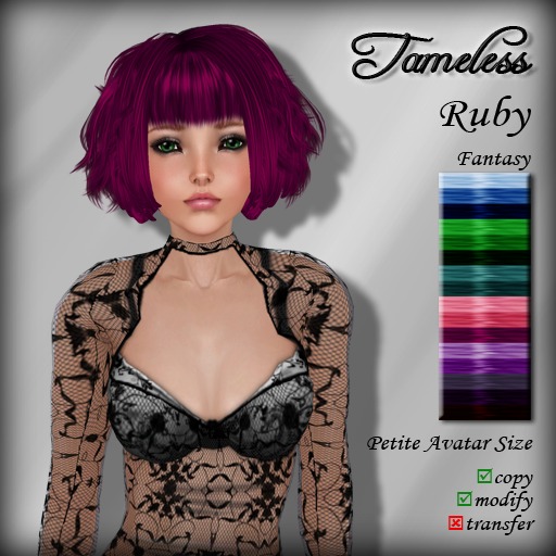 *NEW RELEASE* Tameless Hair Ruby (petite) - Fantasy