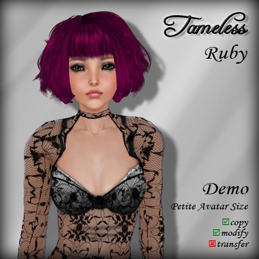 *NEW RELEASE* Tameless Hair Ruby (petite) - DEMO
