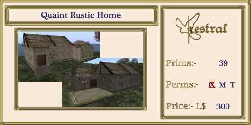 KL - Quaint Rustic Home 1. Boxed.