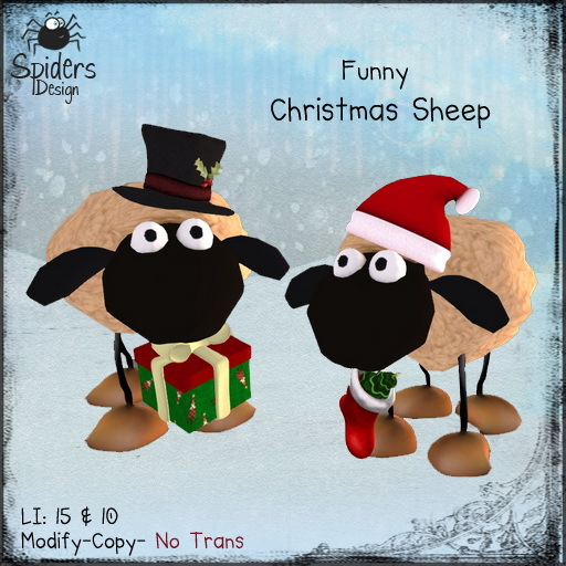 Funny Christmas Sheep