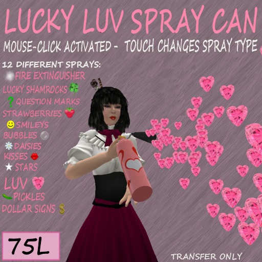 Lucky Luv Spray Can (boxed)