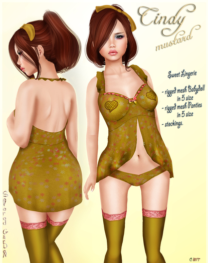 *{ SeVered GarDeN }* CINDY - mustard