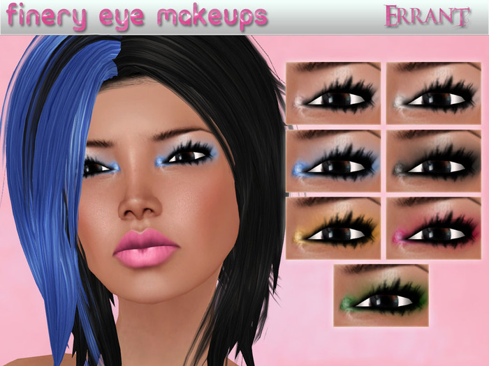 -Errant- Finery Eye Makeup (7 Makeups)