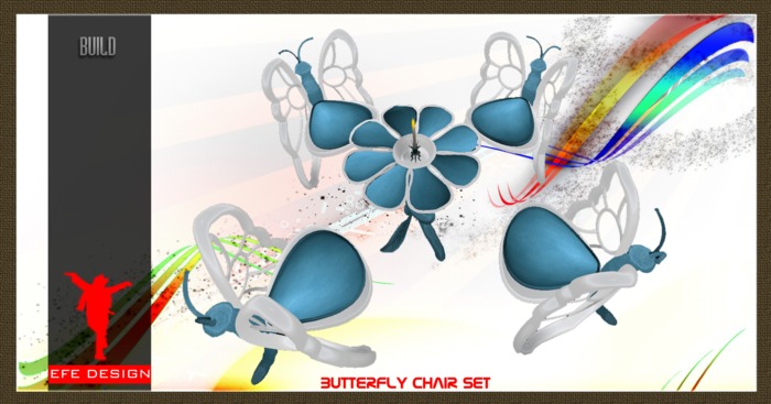 Butterfly Chair Set-EFE DESIGN
