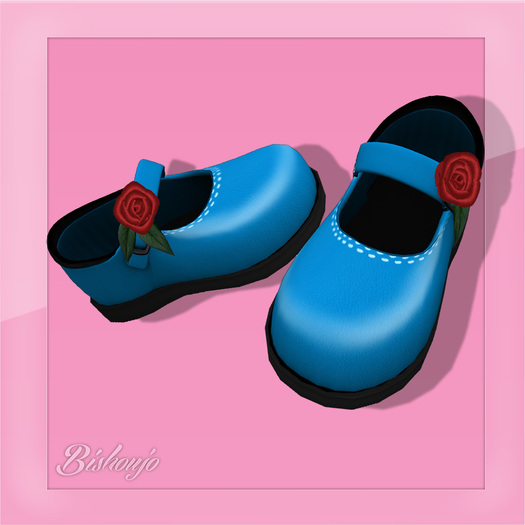 Second Life Marketplace BishoujoBlue Leather Mary Jane Shoes