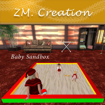 Second Life Marketplace - ZM Creation - Baby Sandbox, playing with your ...