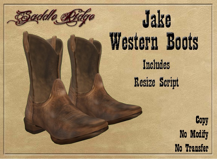 Jake Western Boots - boxed