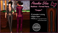 {Paradise Kiss} Madlen-Formal Pants-Cooper-Rigged Mesh