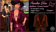 {Paradise Kiss} Madlen-Formal Jacket-Cooper-Rigged Mesh