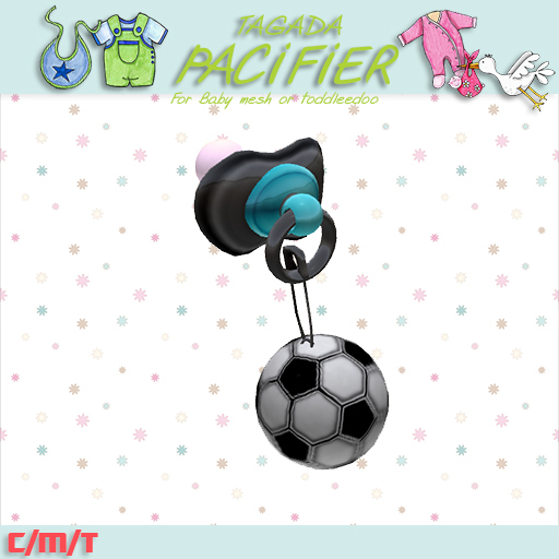 Pacifier foot for yabu boy