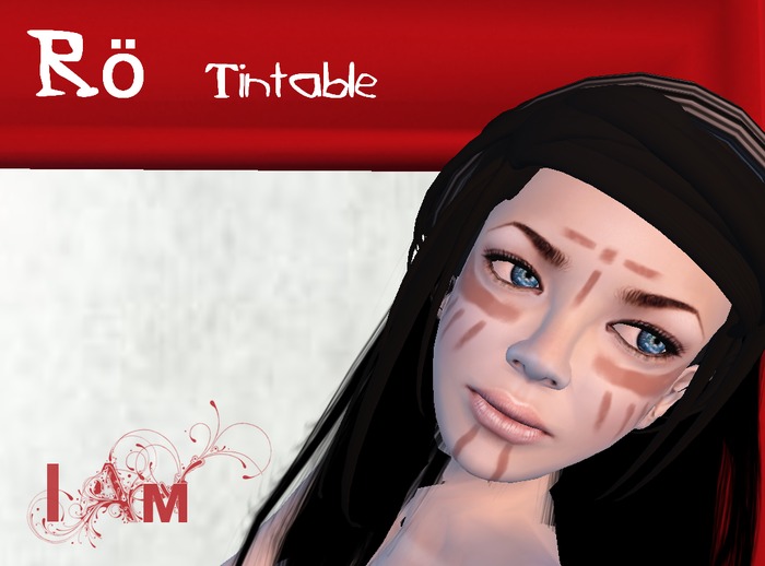 I Am Ro (tintable painting face)