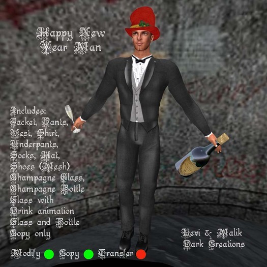 Happy New Year Man