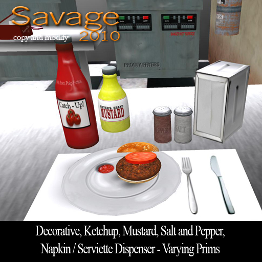 Decorative, Ketchup, Mustard, Salt, Pepper and More