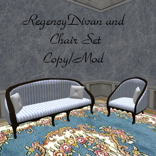Regency Set ~Blue Stripe~