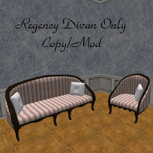 Regency Divan ~Red Stripe~