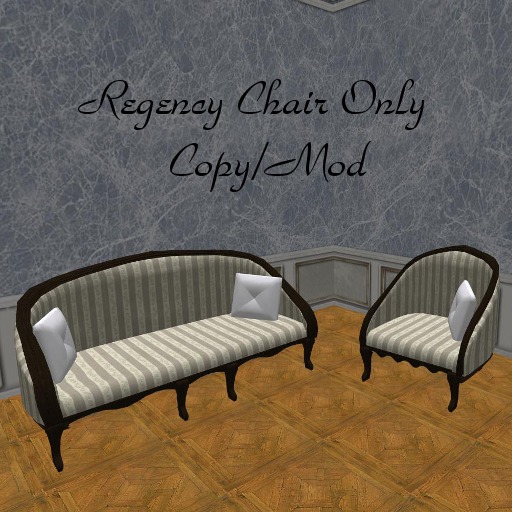 Regency Chair ~Brown Stripe~