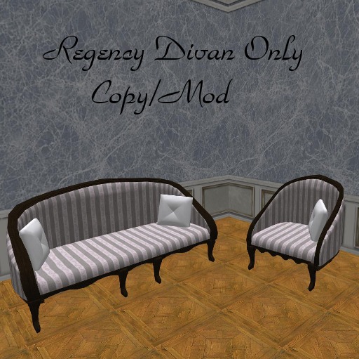 Regency Divan ~Pink Stripe~