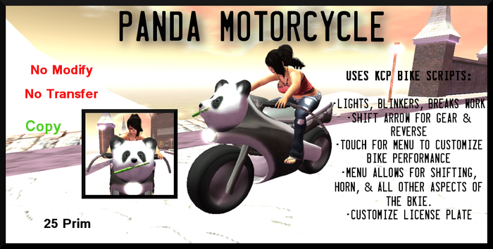 Panda Motorcycle