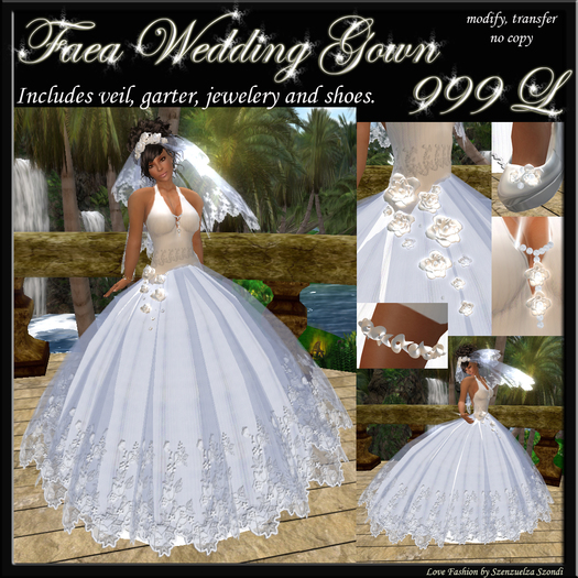 *Szen* Faea Wedding Gown