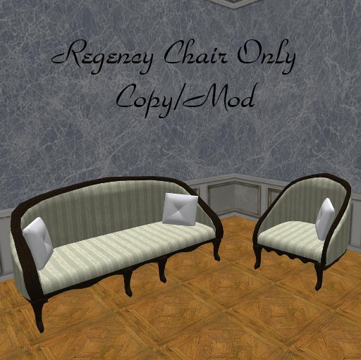 Regency Chair ~Green Stripe~