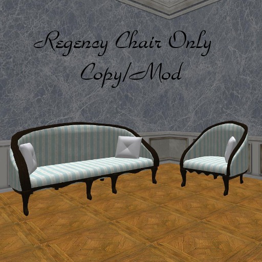 Regency Chair ~Sky Stripe~