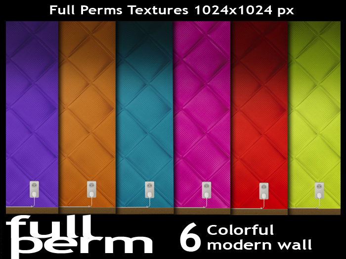 FULL PERM - Colorful modern wall