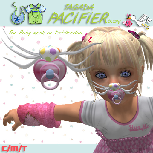 Tagada kid's " Pacifier Bunny "