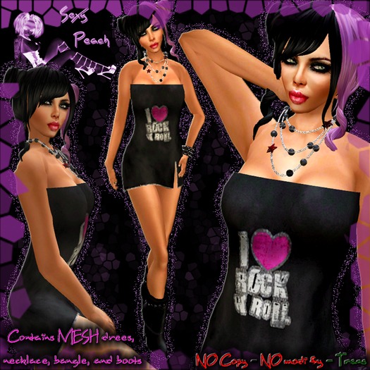 *** PROMO *** Sexy Peach - Sexy rock - Mesh drees