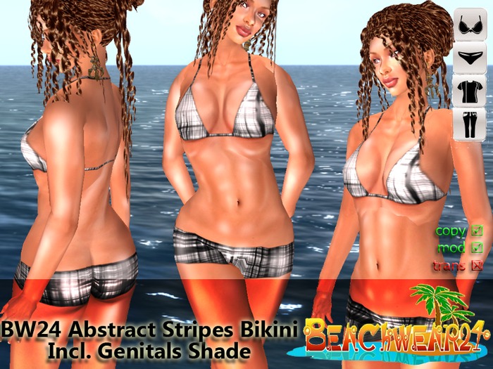 BW24 Abstract Stripes Bikini 2012