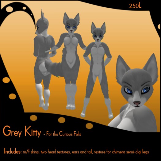 Grey Kitty Mod for Curious Felis