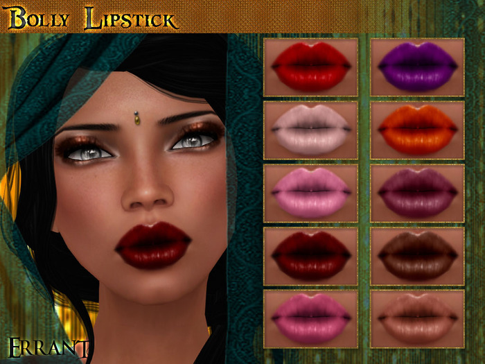 -Errant- Bolly Lipstick (10 Colors)