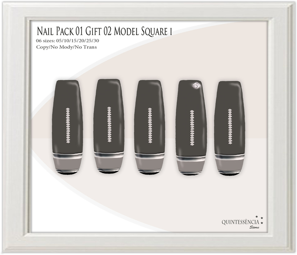 - Quintessencia - Nail Pack 01 Gift 02 Model Square l -
