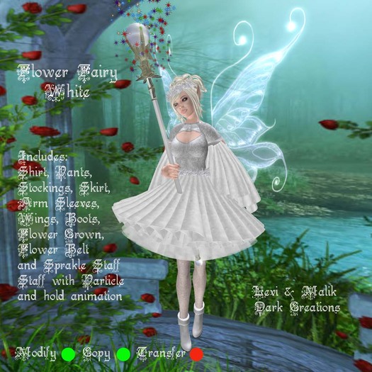 Flower Fairy White