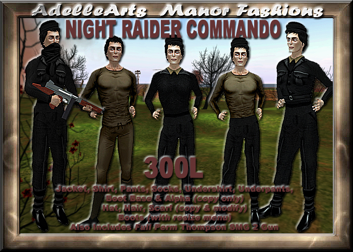 AdelleArts Night Raider Commando