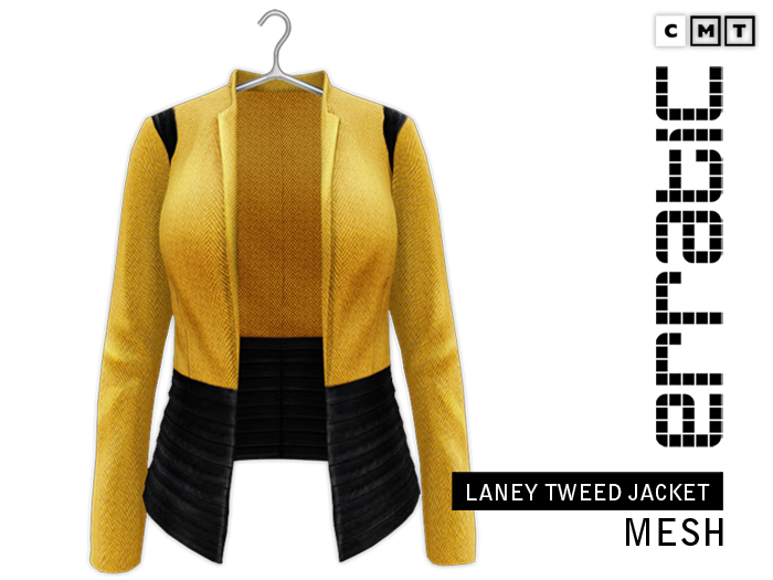 erratic / laney - tweed jacket / yellow-black