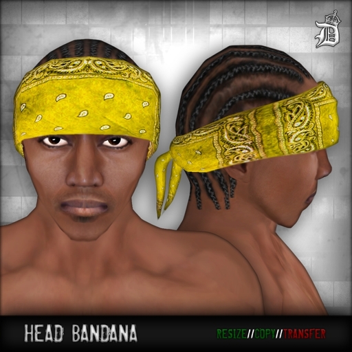 DEF! Bandana / Head / Yellow  