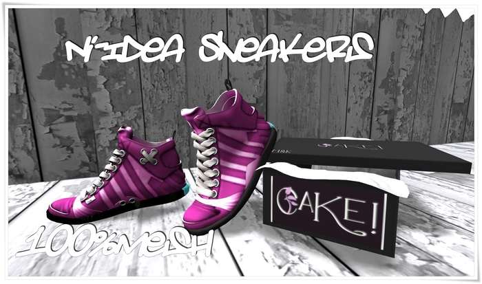  PROMO [>CaKe!!<]] Ni-Idea Sneakers -Mesh-Pink