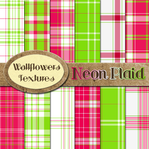 *Wallflowers* Neon Plaid