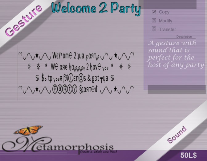 Gesture- Hosting Start of Event