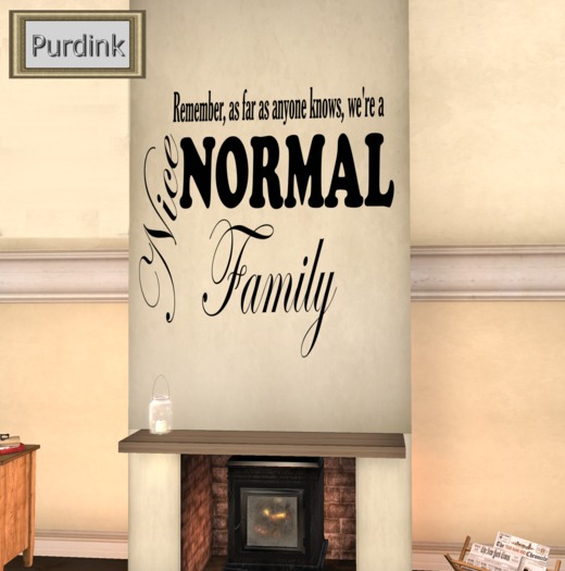 Nice Normal Family (without blood) Wall Decal