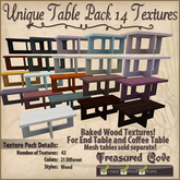 -TC- Unique Table Pack 14 Textures 50% Discount!!
