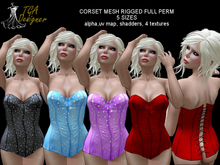 RIGGED MESH CORSET FULL PERM