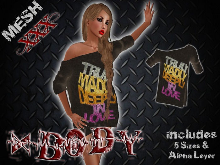 xbody mesh rigged Sweater truly madly deeply