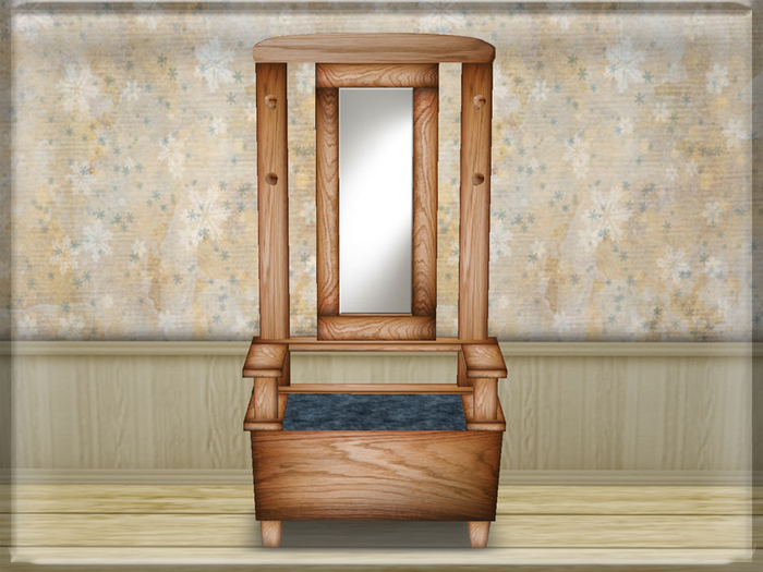 ::BnB:: Hall Tree ~ Country ~144 different Hall Tree's in 1 with wood/fabric texture menu