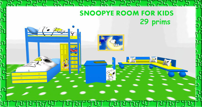 KIDS BEDROOM SNOOPYE