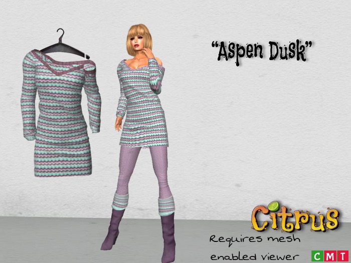 *Citrus* - Aspen Dusk Sweater